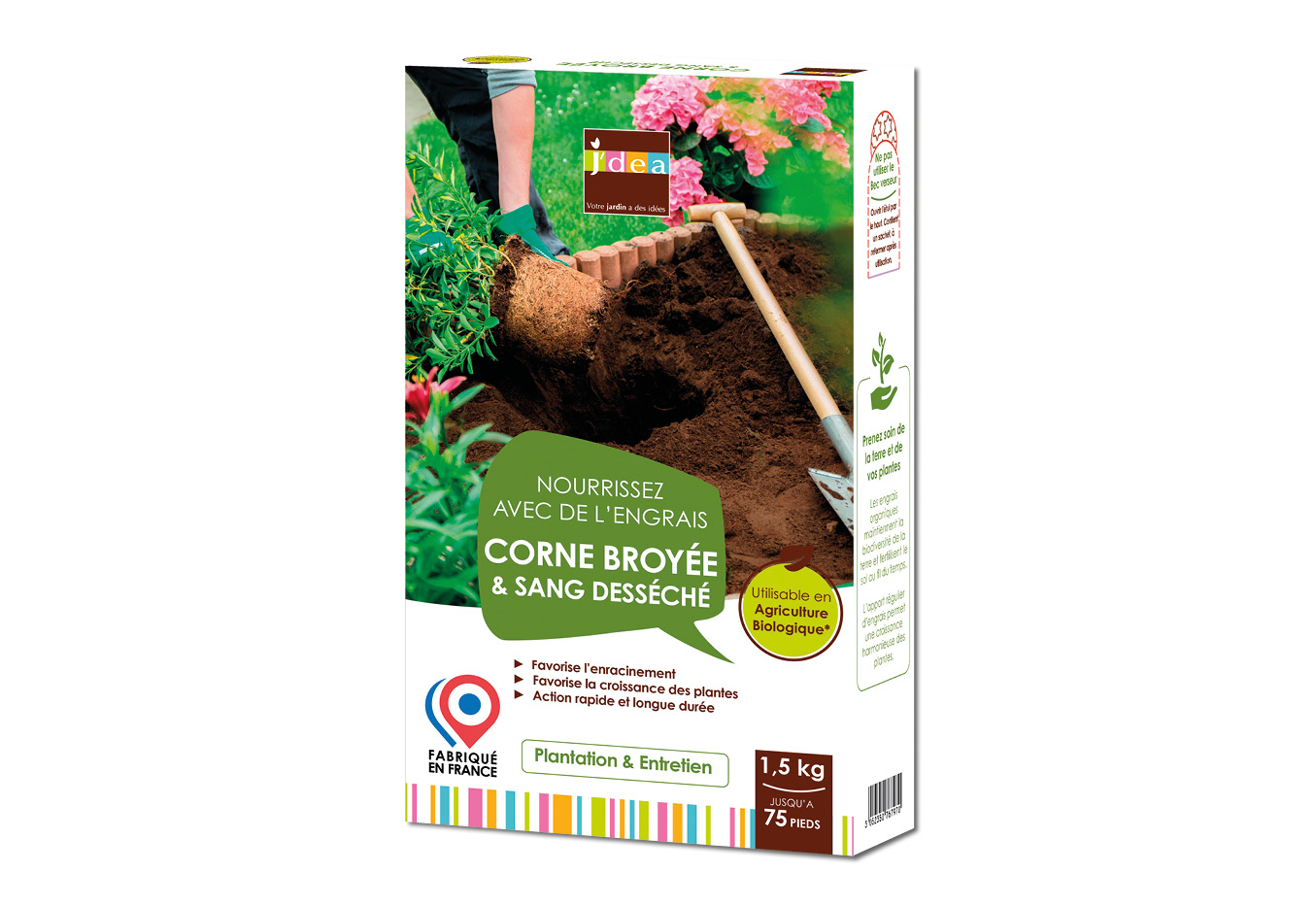 Corne Broyée & Sang séché 1.5 Kg - J'DEA