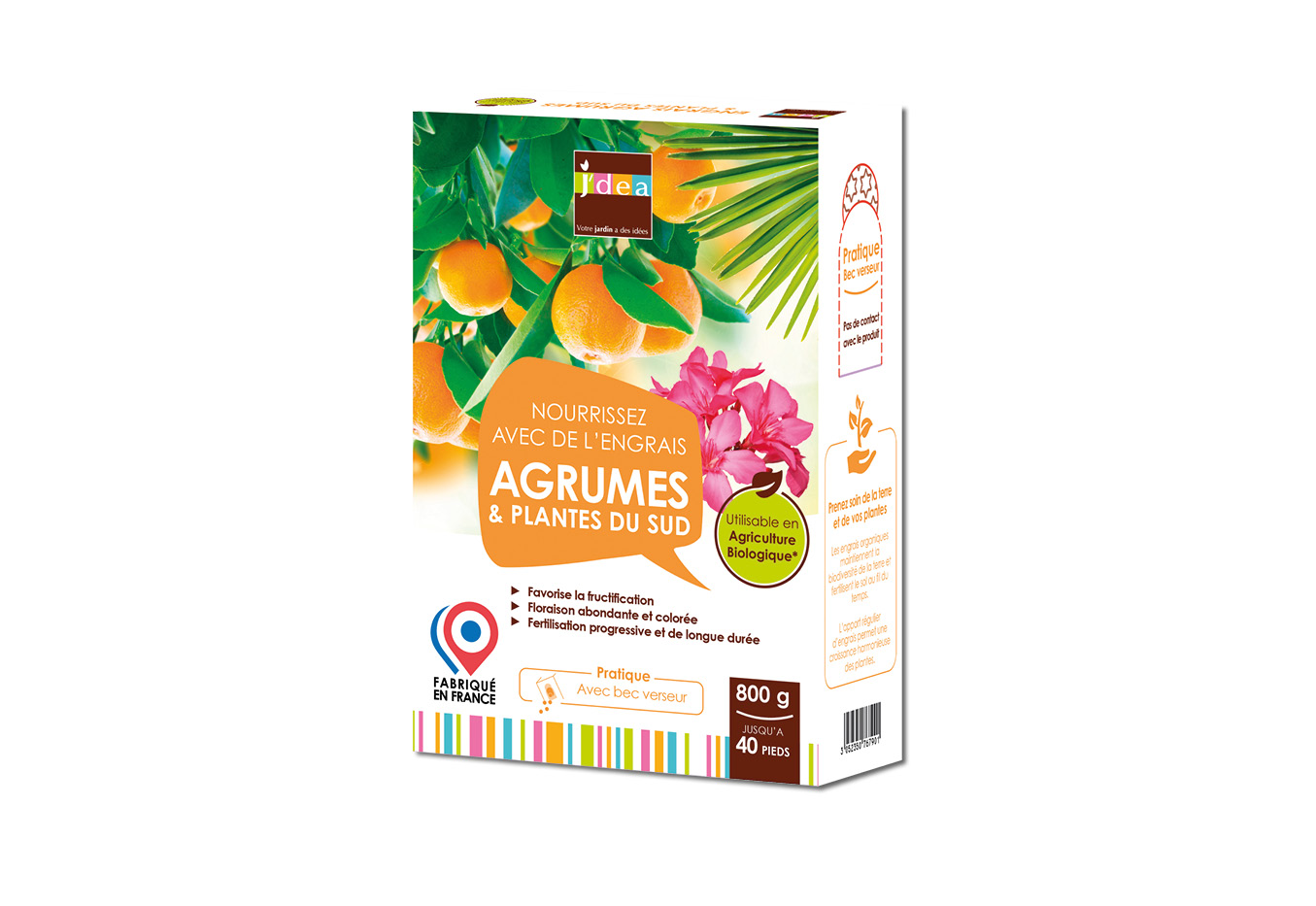 Engrais Agrumes & Plantes du Sud 800 g - J'DEA